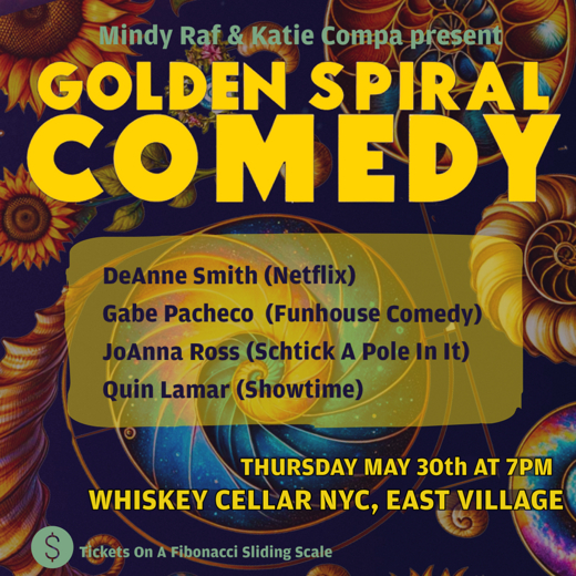 Golden Spiral Comedy show poster