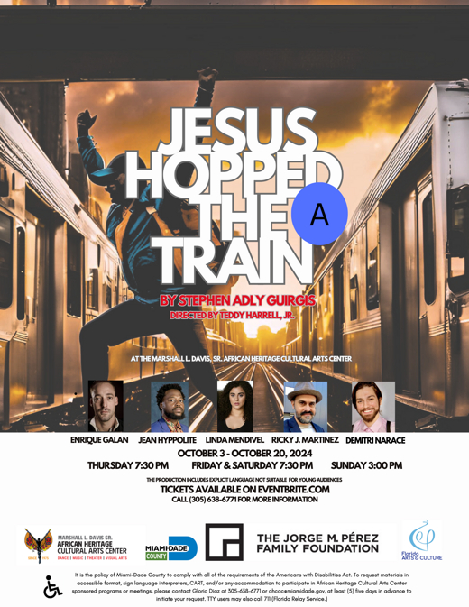 Jesus Hopped The A Train show poster