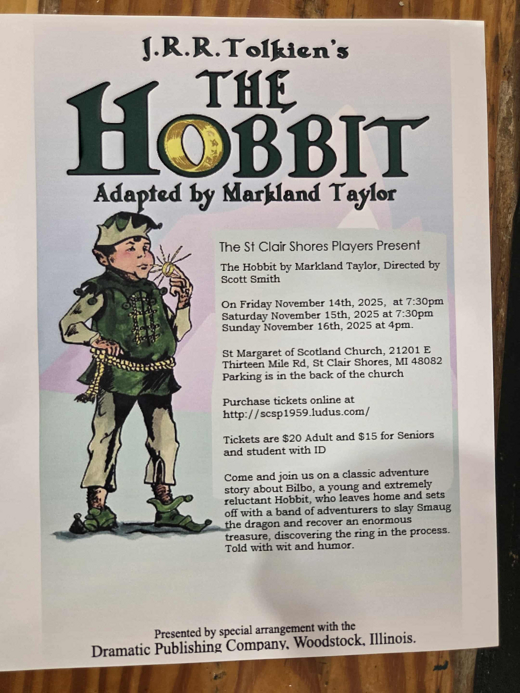 Hobbit show poster