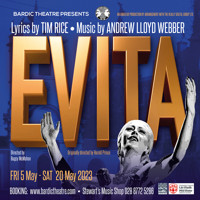 EVITA show poster