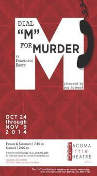 DIAL M FOR MURDER show poster