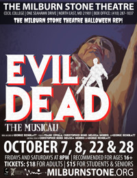 EVIL DEAD THE MUSICAL show poster