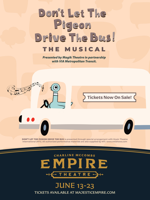 Don't Let the Pigeon Drive the Bus! The Musical! in San Antonio