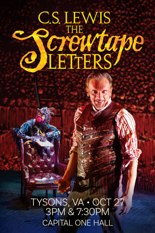 C.S. Lewis' The Screwtape Letters show poster