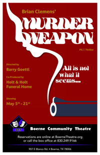 Murder Weapon show poster
