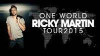 Ricky Martin One World Tour show poster