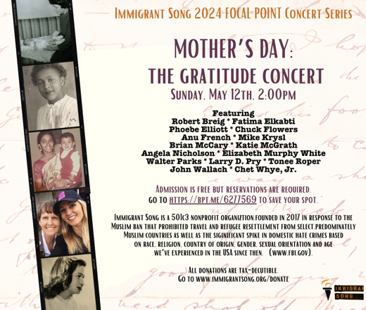 Mother's Day: The Gratitude Concert