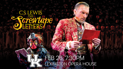 C.S. Lewis' The Screwtape Letters show poster