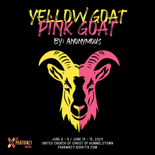 Yellow Goat Pink Goat show poster