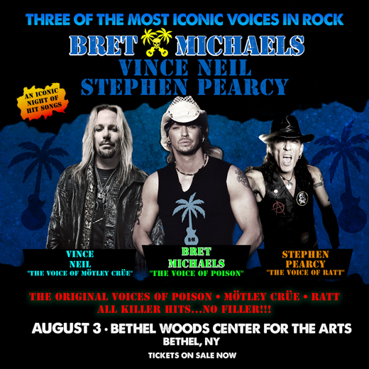 Bret Michaels & Vince Neil in Rockland / Westchester