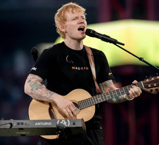 Ed Sheeran at AT&T Stadium in Houston