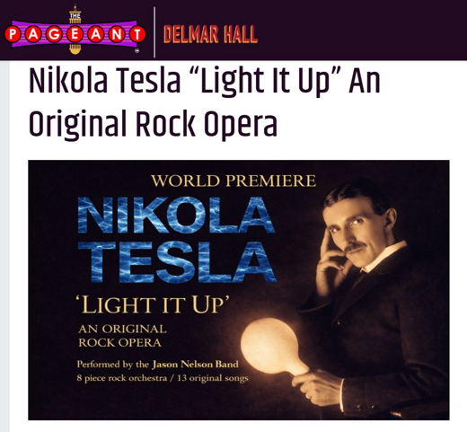 Nikola Tesla show poster
