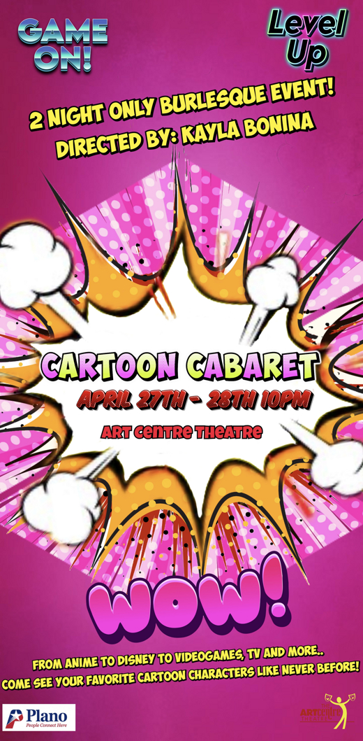 Cartoon Cabaret show poster