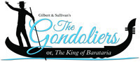 Gilbert & Sullivan's The Gondoliers show poster