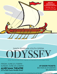 Odyssey SB Youth Opera show poster