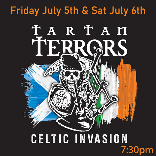 The Tartan Terrors - A Celtic Invasion show poster