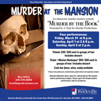 Murder at the Mansion presents “Murder by the Book”