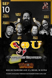 Comedians Unplug Comedy Tour in Boise