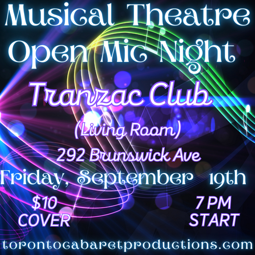 Musical Theartre Open Mic