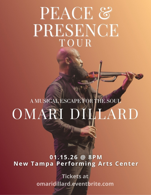 The Peace and Presence Tour: Soul Violinist Omari Dillard