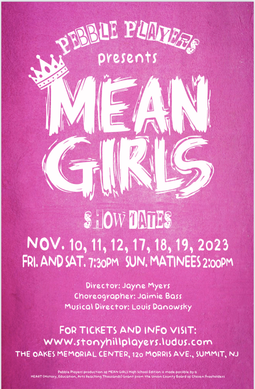 Mean Girls High School show poster