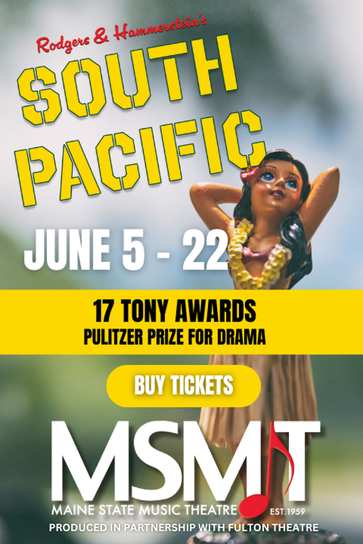 Rodgers & Hammerstein's South Pacific show poster