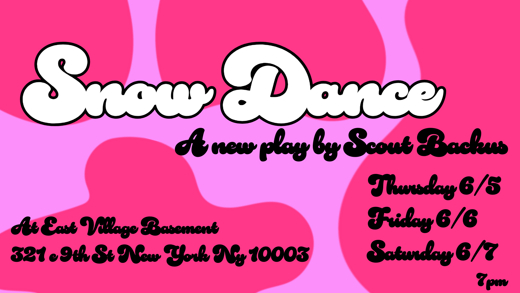 Snow Dance show poster