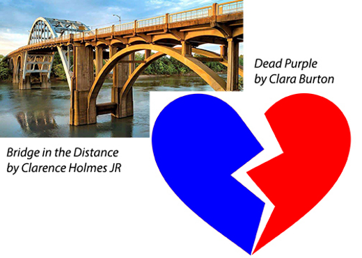 Bridge in the Distance by Clarence Holmes JR and Dead Purple by Clara Burton show poster