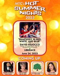 “Rhapsody in Red, White, and Blue” with David Maiocco show poster