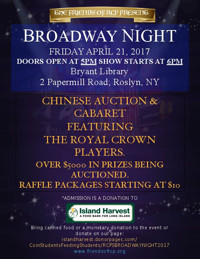 The Royal Crown Players Present Broadway Night