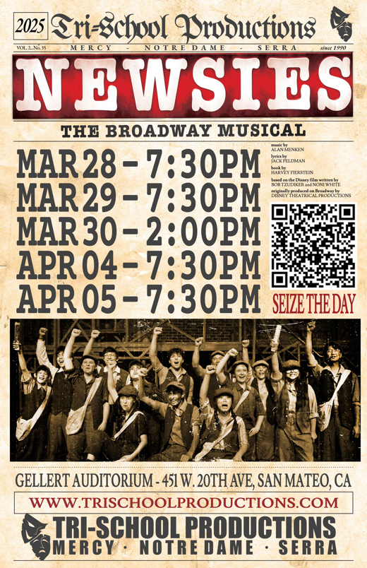 Newsies in San Francisco / Bay Area