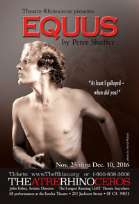 EQUUS by Peter Shaffer show poster
