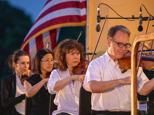 New Jersey Symphony at Liberty State Park in Jersey City in 