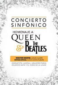 Symphonic tribute to Queen & The Beatles concert show poster