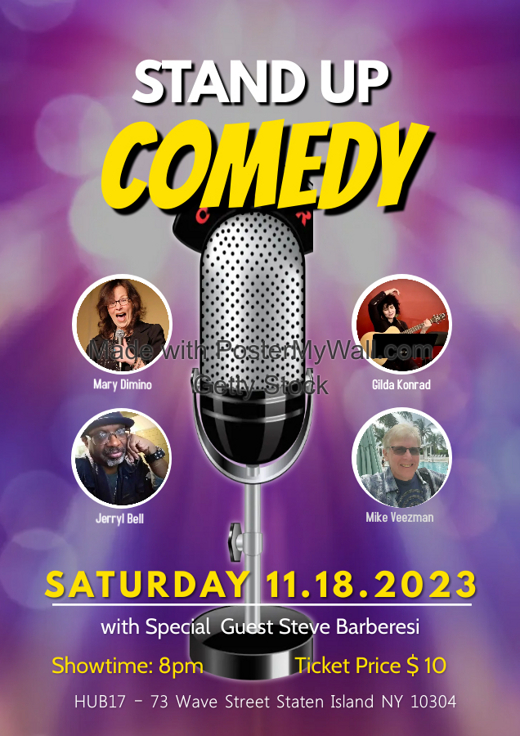 Stand Up Saturdays show poster