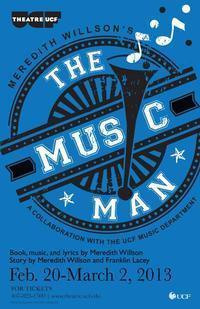 Meredith Willson’s The Music Man show poster