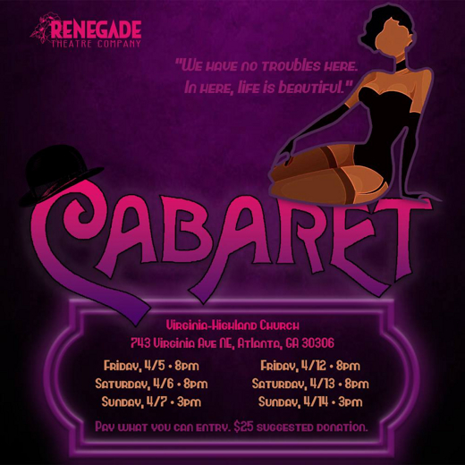 Cabaret show poster