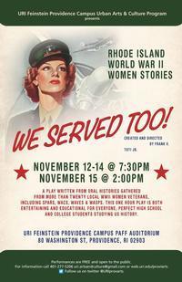 We Served Too! show poster