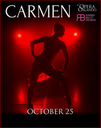 Russian Ballet and Opera Orlando present Carmen show poster