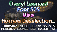 Cheryl Leonard, Foot SOS, Risa, The Human Deselection & Realization Nature Group