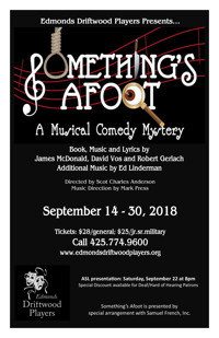 Something's Afoot show poster