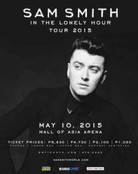 Sam Smith In The Lonely Hour show poster