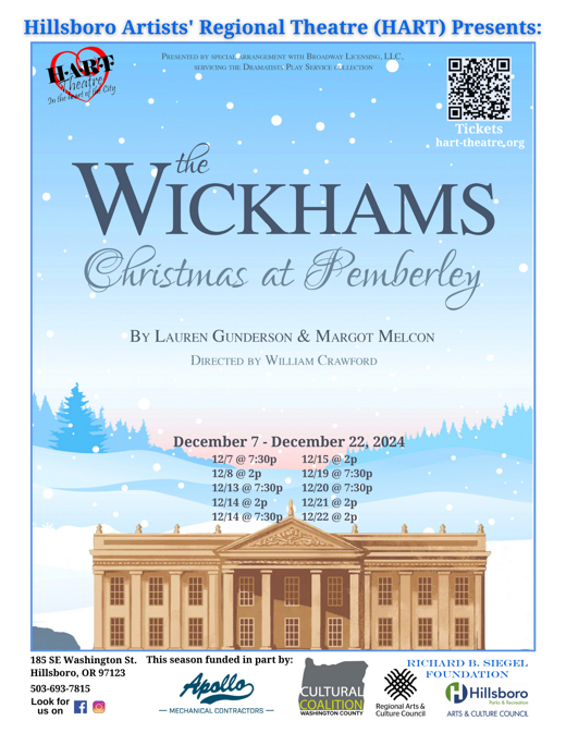 The Wickhams: Christmas at Pemberley in Portland