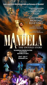 Mandela in Off-Off-Broadway Logo