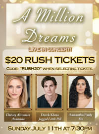 A Million Dreams: The Concert show poster