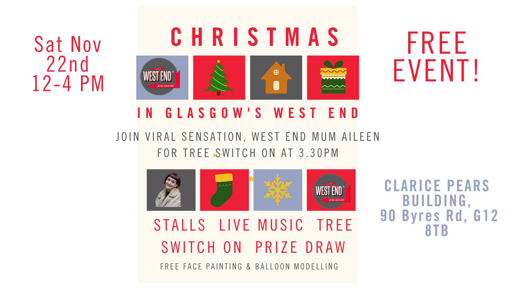 Christmas in Glasgow's West End!