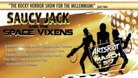 Saucy Jack and the Space Vixens show poster