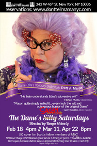 The Dame's Sassy Saturdays show poster