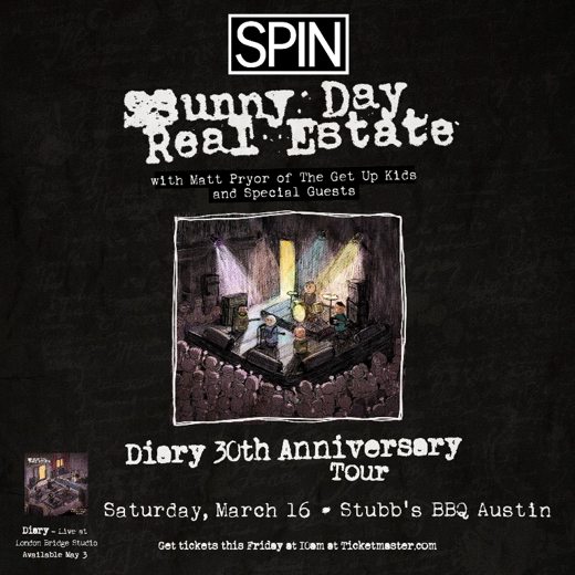 SPIN Magazine presents: Sunny Day Real Estate’s ‘Diary’ 30th Anniversary Austin Tour Stop in Austin