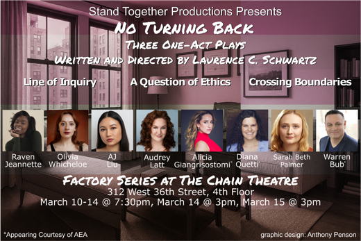 No Turning Back: 3 One Act Plays show poster